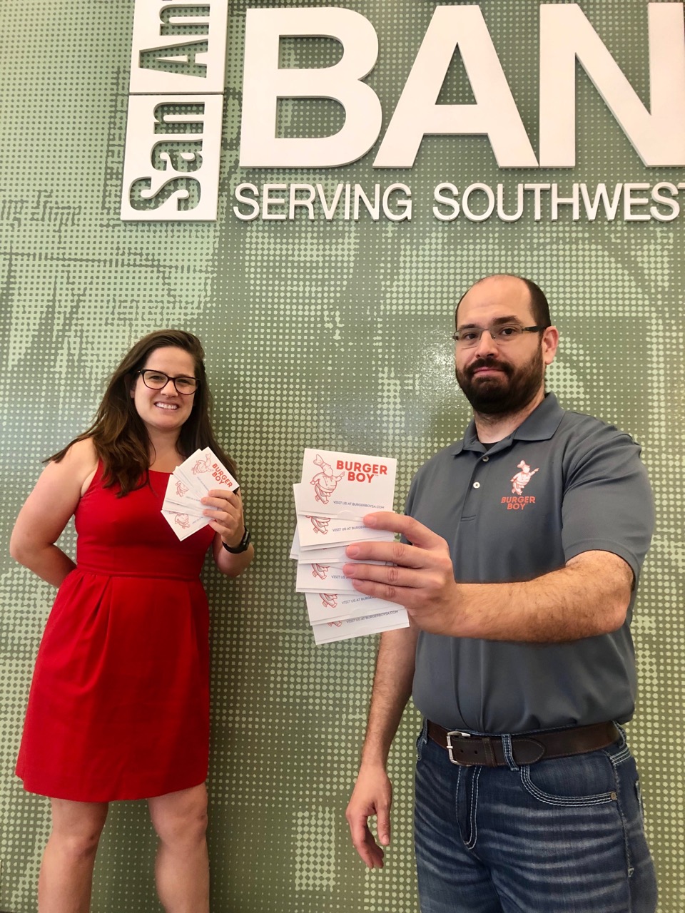 Burger Boy Donates $1,200 in Gift Cards for SA Food Bank Employees